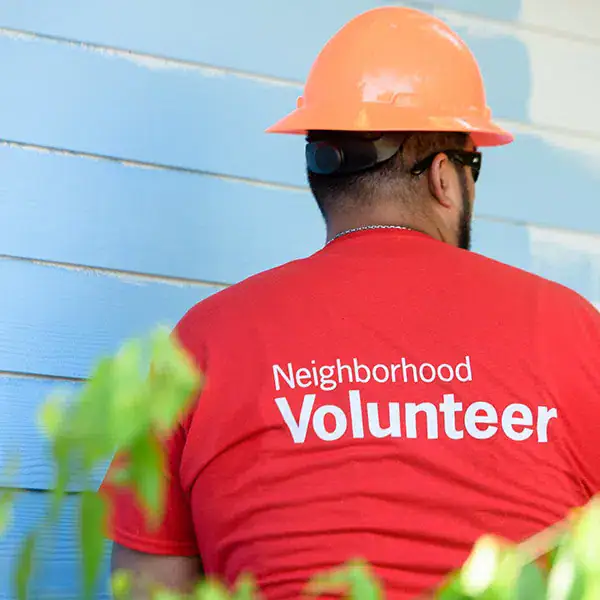 Dallas Area Habitat for Humanity volunteers building an affordable home. Dallas Area Habitat for Humanity volunteers building an affordable home.