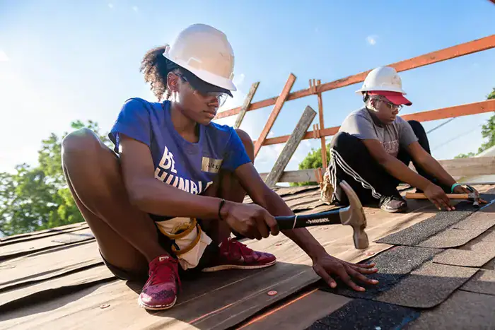Construction Core Volunteer and Habitat U