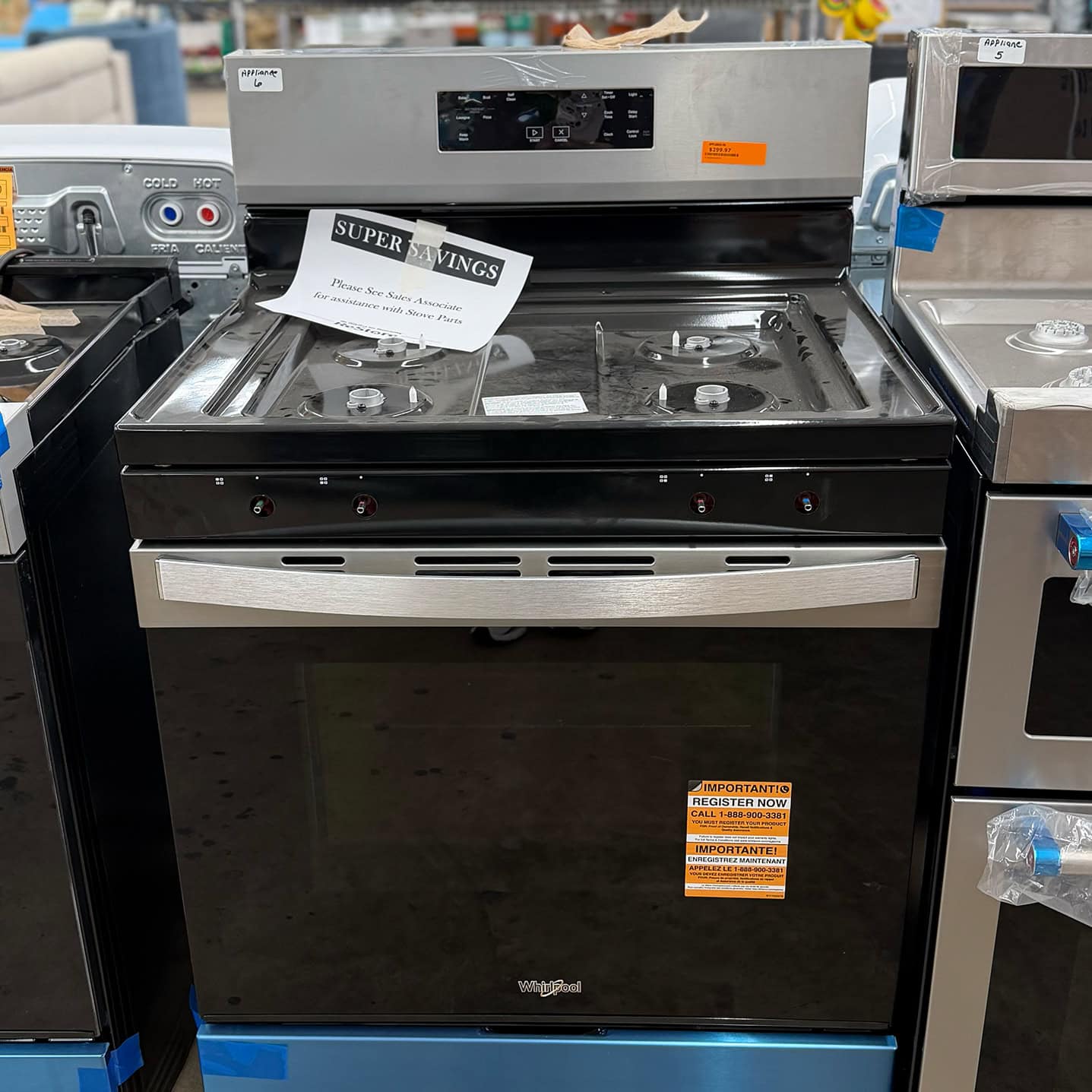 Stainless Steel Gas Range