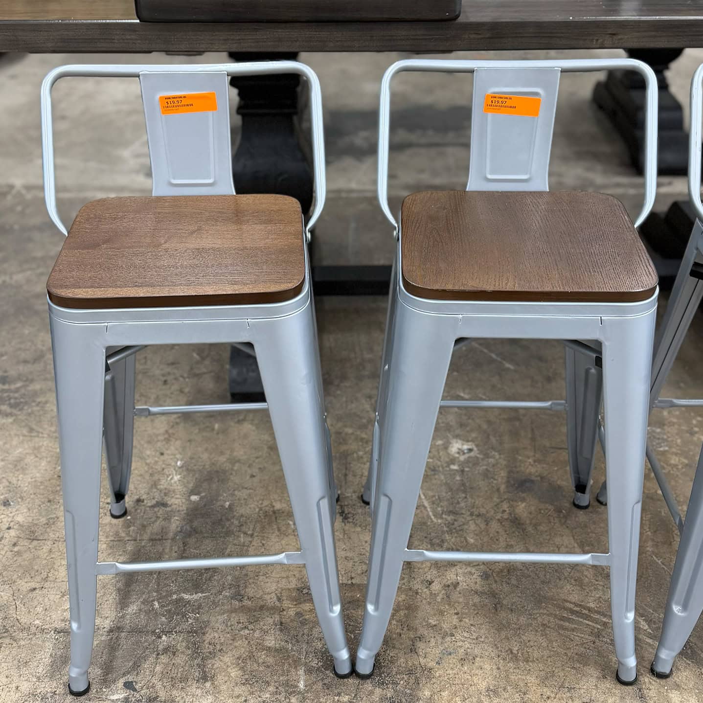 Swivel Metal Stool