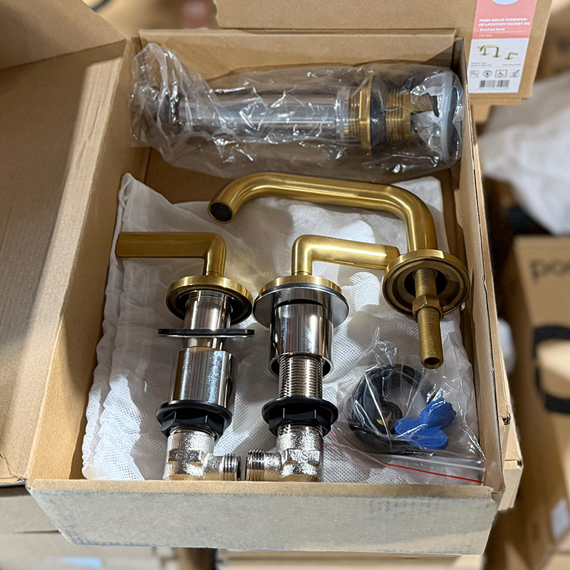 Brushed Gold Faucet